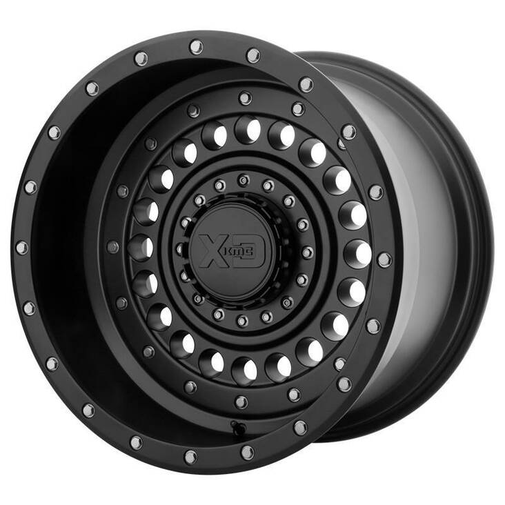 XD136 Satin Black 9x20 8/170 ET0 CB125,5 60° - Alumiinivanteet - 240863 - 1