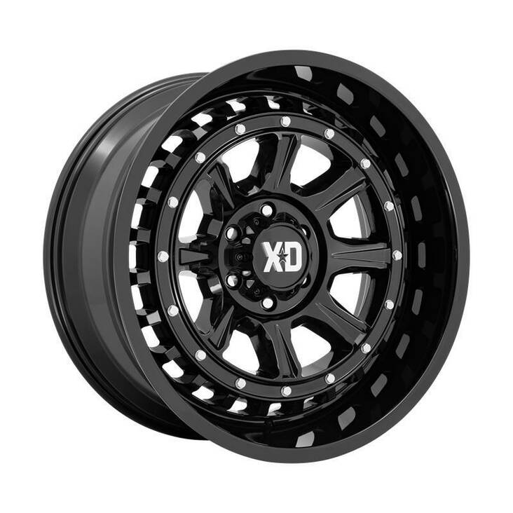 XD866 OUTLANDER GLOSS BLACK 10x20 6/135 ET-36 CB87,1 60° - Alumiinivanteet - 310233 - 1