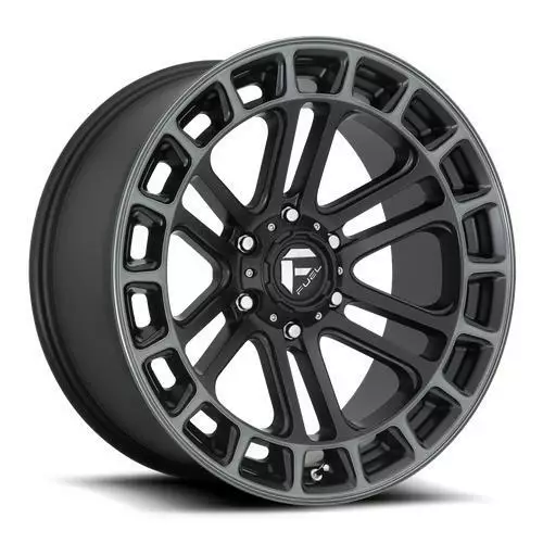 FC720 Matte Black Double Dark Tint Machined 9x17 6/135 ET-12 CB87,1 60° - Alumiinivanteet - 271363 - 1