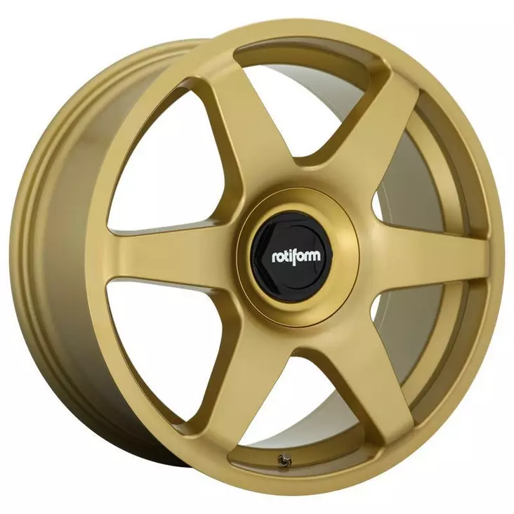 R118 SIX MATTE GOLD 8,5x19 5/100/112 ET45 CB66,5 60° - Alumiinivanteet - 338873 - 1
