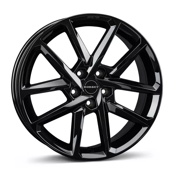 BORBET N Black Gloss 6,5x17 5/112 ET39 CB66.6 60° - Alumiinivanteet - 340243 - 1