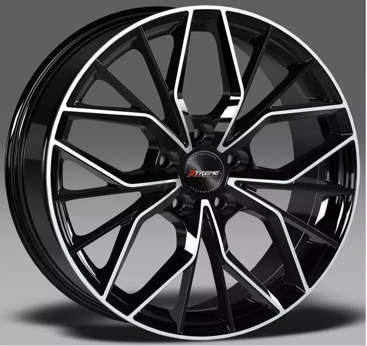 Xtreme RX6 Black pol 8x19 5/112 ET45 CB57,1 R13 - Alumiinivanteet - 347173 - 1