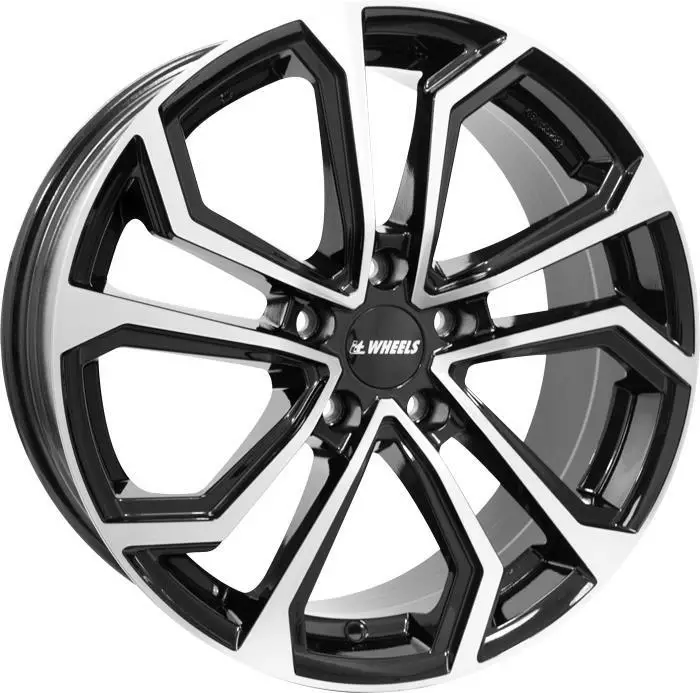 ELLA Black Polished 8x18 5/114,3 ET45 60° - Alumiinivanteet - 360573 - 1