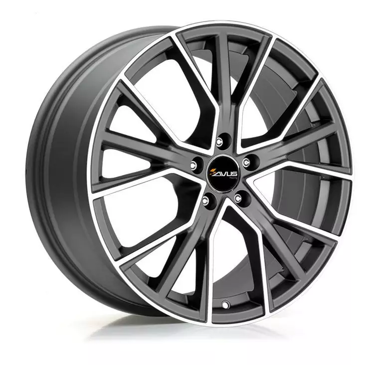 AF18 Dull Anthracite Polish 8x18 5/112 ET35 60° - Alumiinivanteet - 363013 - 1