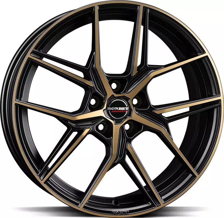 BORBET QX Black Bronze Matt 8x19 5/112 ET50 CB57.1 - Alumiinivanteet - 356093 - 1