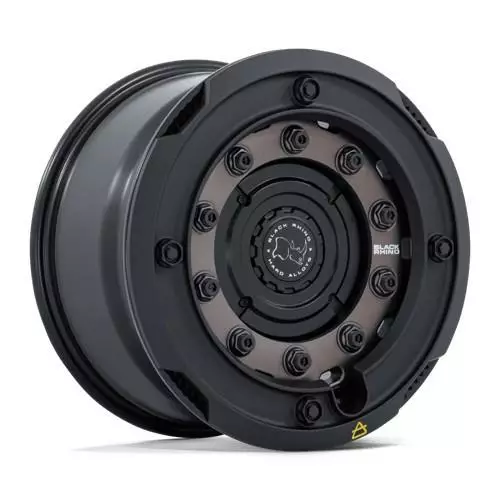 BR027 ARX MATTE BRONZE W/ MATTE BLACK RING 8,5x17 8/170 ET0 CB125.1 60° - Alumiinivanteet - 372723 - 1