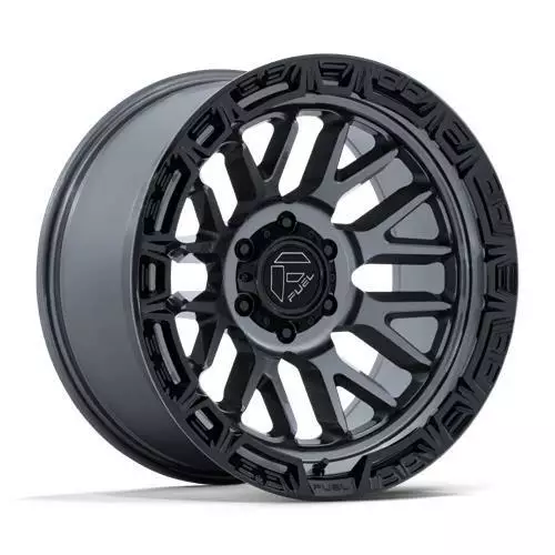 FC890 RAIL GLOSS GUNMETAL W/ GLOSS BLACK LIP 9x20 6/135 ET1 CB87.1 60° - Alumiinivanteet - 368833 - 1