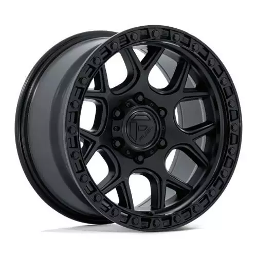 FC908 PUMA MATTE BLACK W/ GLOSS BLACK LIP 9x17 6/135 ET1 CB87.1 60° - Alumiinivanteet - 369133 - 1