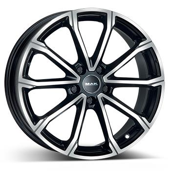MAK DaVinci Black Mirror 7,5x18 5/112 ET50 CB57,1 R13 - Alumiinivanteet - 343573 - 1