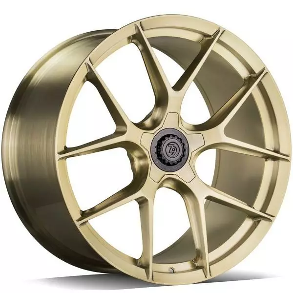 MF.8 Gold Brushed 9x20 5/112 ET26 CB66.6 60° - Alumiinivanteet - 363503 - 1