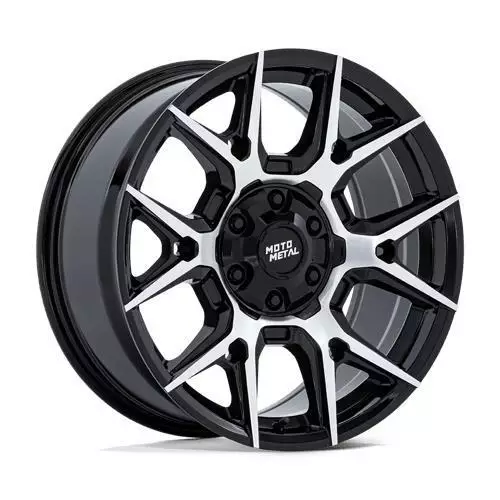 MO813 MASON GLOSS BLACK W/ MACHINED FACE 9x20 6/135/139,7 ET10 CB95.1 60° - Alumiinivanteet - 358863 - 1
