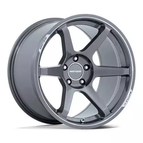 MR160 BATTLE VI GLOSS GUNZILLA W/ MACHINED LIP 10,5x18 5/120 ET25 CB74.1 60° - Alumiinivanteet - 361143 - 1