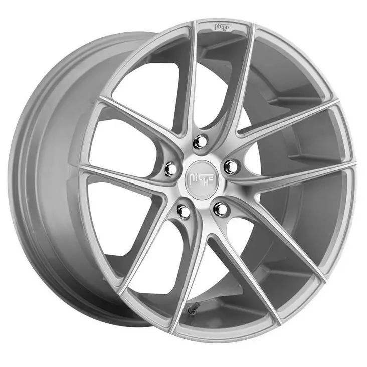 NC131 GLOSS SILVER MACHINED 8,5x20 5/120 ET35 CB72,6 60° - Alumiinivanteet - 248613 - 1