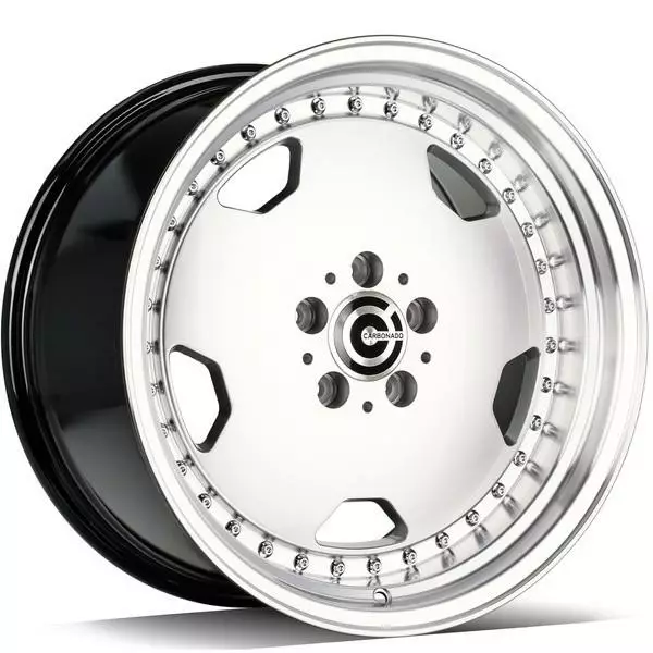 Rustic Diamond Hyper Silver Lip Polished 9,5x19 5/112 ET35 CB66.6 60° - Alumiinivanteet - 373023 - 1