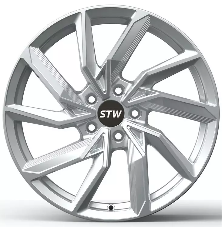 STW Aero Silver 8,5x18 5/112 ET56 CB57,1 VW ID.Buzz rear R14 - Alumiinivanteet - 348343 - 1