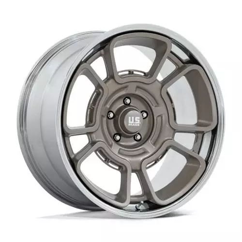 UC147 FLAGSTAFF PEWTER W/ CHROME LIP 9x22 5/127 ET15 CB78.1 60° - Alumiinivanteet - 369753 - 1