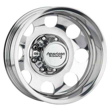 AR204 Polished - Rear 6x16 8/165,1 ET-134 CB125.5 60° - Alumiinivanteet - 236084 - 1