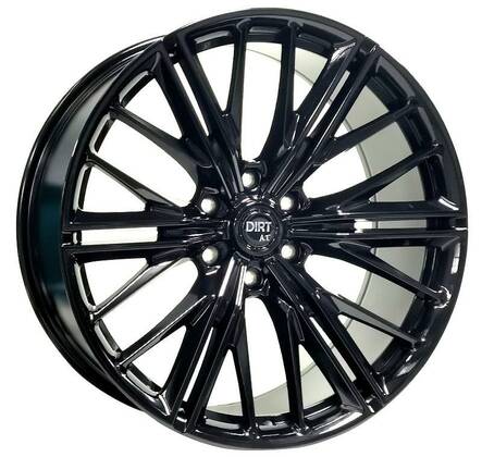 D19 Glossblack 9,5x22 6/139,7 ET18 CB106.1 60° - Alumiinivanteet - 338174 - 1