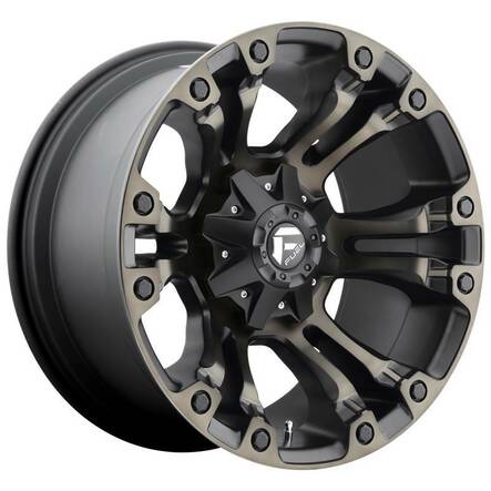 D569 VAPOR MATTE BLACK DOUBLE DARK TINT 9x20 5/114,3/127 ET1 CB78.1 60° - Alumiinivanteet - 325924 - 1