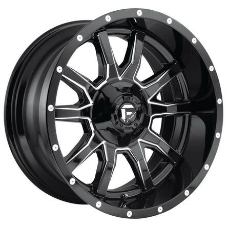 D627 VANDAL GLOSS BLACK MILLED 9x20 5/139,7/150 ET1 CB110.1 60° - Alumiinivanteet - 325944 - 1