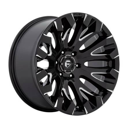 D828 QUAKE GLOSS BLACK MILLED 10x20 6/139,7 ET-18 CB106.1 60° - Alumiinivanteet - 310174 - 1