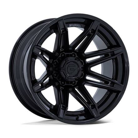 FC401 BRAWL MATTE BLACK W/ GLOSS BLACK LIP 10x20 6/135 ET-18 CB87.1 60° - Alumiinivanteet - 324804 - 1