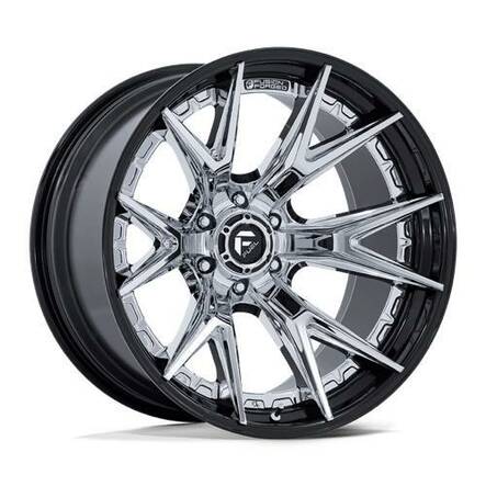 FC402 CATALYST CHROME W/ GLOSS BLACK LIP 10x20 6/135 ET-18 CB87.1 60° - Alumiinivanteet - 331044 - 1