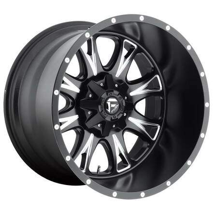 FC513 MATTE BLACK MILLED 6,5x17 8/165,1 ET-140 CB125.1 60° - Alumiinivanteet - 245564 - 1