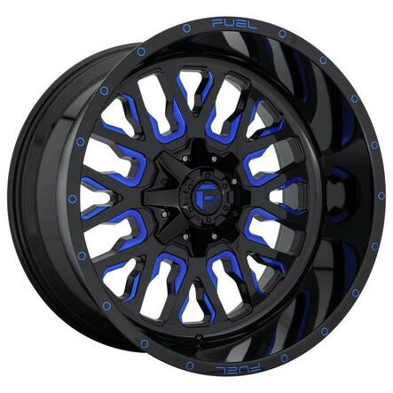 FC645 GLOSS BLACK BLUE TINTED CLEAR 9x18 5/114,3/127 ET-12 CB78.1 60° - Alumiinivanteet - 257204 - 1