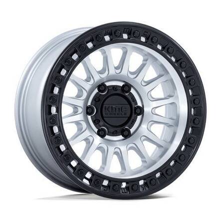 KM552 IMS MACHINED W/ MATTE BLACK LIP 8,5x17 6/139,7 ET-10 CB106.1 60° - Alumiinivanteet - 333344 - 1