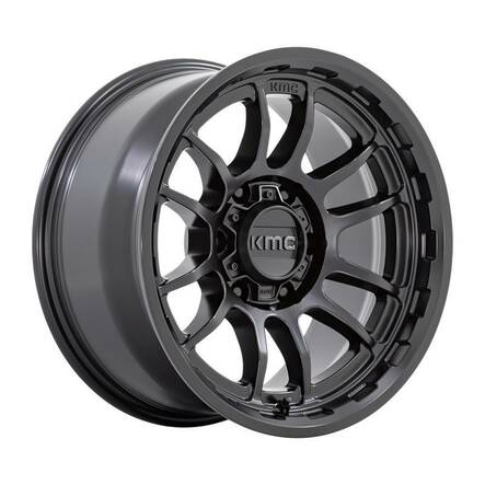 KM727 WRATH SATIN BLACK 8,5x17 6/135 ET0 CB87.1 60° - Alumiinivanteet - 305904 - 1