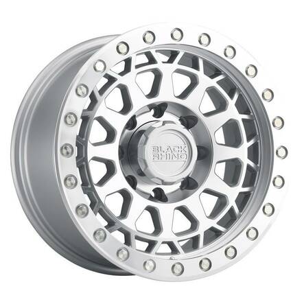 PRIMM SILVER W/ MIRROR FACE & MACHINED RING 9x17 6/139,7 ET0 CB112.1 60° - Alumiinivanteet - 332804 - 1