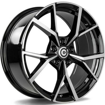 Predator Black Front Polished 8x18 5/112 ET45 CB57.1 60° - Alumiinivanteet - 314194 - 1