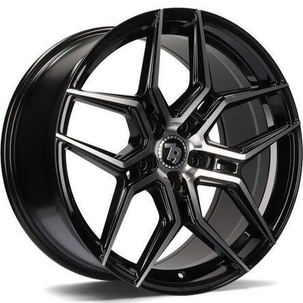 SV-B Black Front Polished 9,5x19 5/120 ET38 CB74.1 60° - Alumiinivanteet - 313734 - 1
