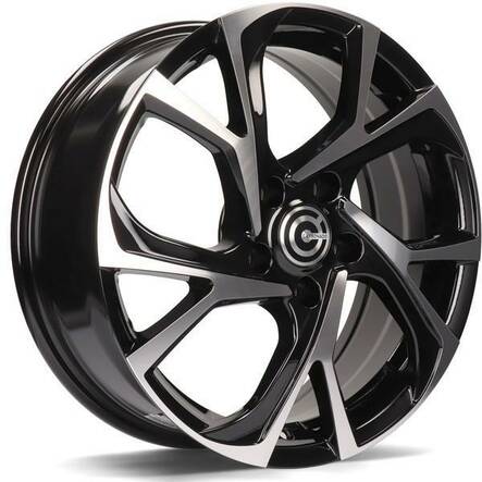 Tokio Black Front Polished 6,5x17 5/114,3 ET40 CB73.1 60° - Alumiinivanteet - 317564 - 1