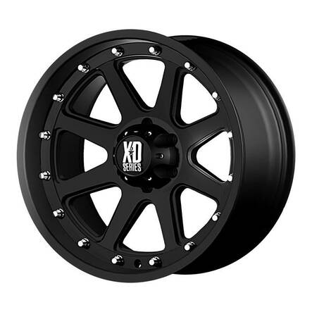 XD798 Matte Black 9x17 6/114,3 ET18 CB72.6 60° - Alumiinivanteet - 238124 - 1