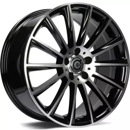 Performance Black Front Polished 9,5x20 5/112 ET45 CB66.5 60° - Alumiinivanteet - 313774 - 1