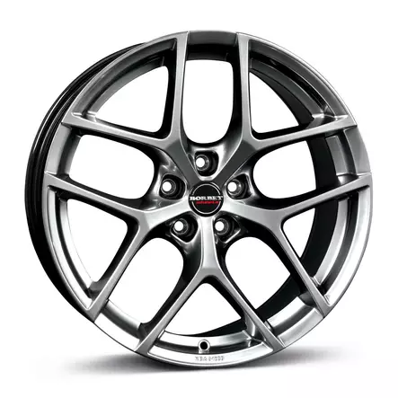 BORBET Y Hyper Silv 8x19 5/112 ET37 CB66.5 60° - Alumiinivanteet - 340704 - 1
