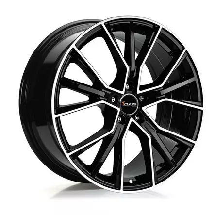 AF18 Gloss Black Polished 9x20 5/112 ET33 60° - Alumiinivanteet - 368454 - 1
