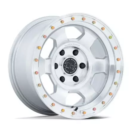 BR029 TROOPER GLOSS SILVER W/ MACHINED FACE 8,5x17 5/127 ET-10 CB71.5 60° - Alumiinivanteet - 360004 - 1