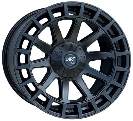 D76 Flatblack 9x18 6/114,3/139,7 ET20 CB78.1 60° - Alumiinivanteet - 361744 - 1