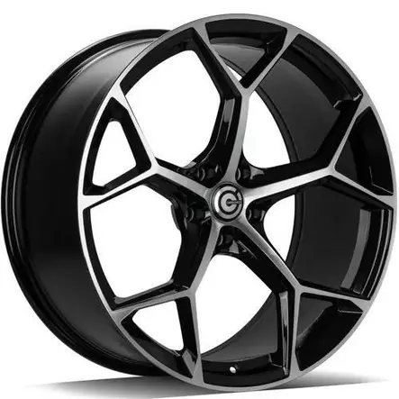 FANCY Black Front Polished 8x18 5/112 ET40 CB66.5 60° - Alumiinivanteet - 363554 - 1