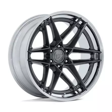 FC408 FLIGHT GLOSS GUNMETAL W/ CHROME LIP 10x22 6/139,7 ET-18 CB106.1 60° - Alumiinivanteet - 368754 - 1