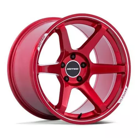 MR160 BATTLE VI CHERRY RED METALLIC W/ MACHINED LI 8,5x18 5/100 ET30 CB56.2 60° - Alumiinivanteet - 361164 - 1