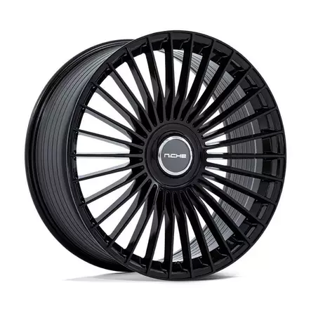 NC282 SERENE GLOSS BLACK 9x21 5/112/120 ET20 CB72.6 60° - Alumiinivanteet - 342144 - 1