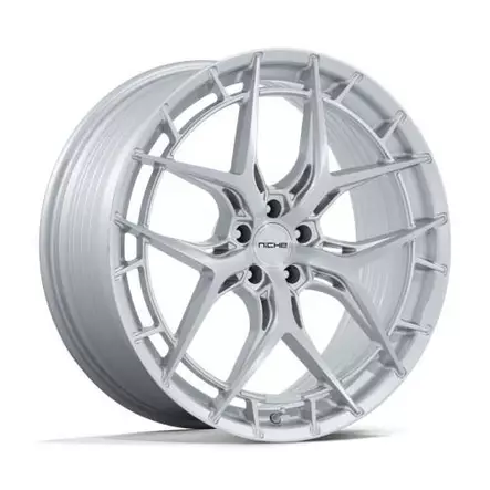 NC286 RIVIERA GLOSS SILVER W/ BRUSHED FACE 9,5x20 5/114,3 ET35 CB72.6 60° - Alumiinivanteet - 369614 - 1