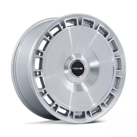 NC287 VENICE GLOSS SILVER W/ MACHINED FACE 10,5x22 5/112/120 ET38 CB72.6 60° - Alumiinivanteet - 372594 - 1
