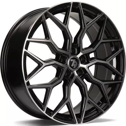 SV-K Black Front Polished 8x18 5/100 ET40 CB73.1 60° - Alumiinivanteet - 350534 - 1