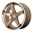 AB31 Satin Bronze With Chrome Lip 10,5x20 5/120 ET38 CB74,1 60° - Alumiinivanteet - 268204 - 1
