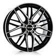 AVUS AF19 Black Polished 8,5x19 5/120 ET35 CB72,6 60° - Alumiinivanteet - 270344 - 1